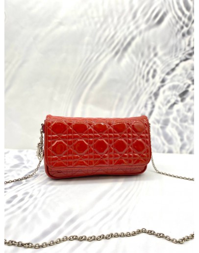 CHRISTIAN DIOR WOC IN RED PATENT