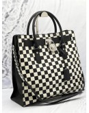 MICHAEL KORS CHECKERBOARD TOTE BAG WITH STRAP 