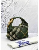 (LIKE NEW) BURBERRY MINI PEG DUFFLE BAG IN IVY 