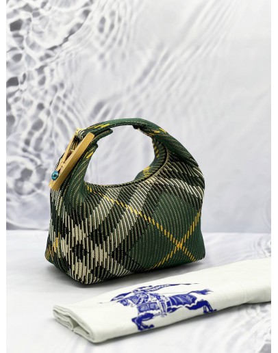 (LIKE NEW) BURBERRY MINI PEG DUFFLE BAG IN IVY 