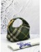 (LIKE NEW) BURBERRY MINI PEG DUFFLE BAG IN IVY 