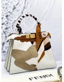 (LIKE NEW) FENDI PEEKABOO WHITE INLAY STOCKING GIRL 