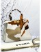 (LIKE NEW) FENDI PEEKABOO WHITE INLAY STOCKING GIRL 