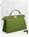 FENDI PEEKABOO ISEEU EAST-WEST TOP HANDLE NAPPA LEATHER BAG 