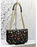 ALEXANDER MCQUEEN EVE OBSESSION SATCHEL CHAIN SHOULDER CROSSBODY BAG 