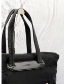 LANCEL NYLON BLACK TOTE BAG 