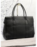 (PRE-OWNED) MULBERRY BAYSWATER SATCHEL GRAIN LEATHER TOTE BAG 