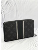 (LIKE NEW) LOUIS VUITTON MONOGRAM ECLIPSE FRAGMENT ZIPPY ORGANIZER WALLET 