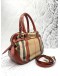 BURBERRY CHECK NOVA BOWLING BAG