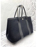 HERMES GARDEN PARTY TOTE BAG IN BLACK