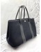 HERMES GARDEN PARTY TOTE BAG IN BLACK