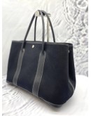 HERMES GARDEN PARTY TOTE BAG IN BLACK