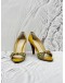 (RAYA SALE) DOLCE & GABBANA HEELS IN YELLOW PATENT LEATHER SIZE 39