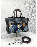 COACH SWAGGER 27 CANYON QUILT DENIM HANDBAG
