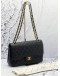 CHANEL JUMBO CLASSIC DOUBLE FLAP BLACK CAVIAR LEATHER GHW