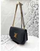 LOUIS VUITTON LOCK ME CHAIN BAG IN BLACK