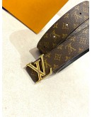 (UNUSED) LOUIS VUITTON M0570 BROWN MONOGRAM CANVAS BELT 