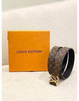 (UNUSED) LOUIS VUITTON M0570 BROWN MONOGRAM CANVAS BELT 
