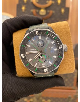 (BRAND NEW) 2022 ULYSSE NARDIN DIVER X THE OCEAN RACE CARBON LIMITED TO 200 PIECES REF 1183-170LE-1A-TOR/0A GREY DIAL 44MM AUTOMATIC WATCH -FULL SET-
