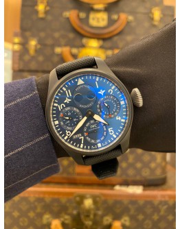 (BRAND NEW) 2023 IWC BIG PILOT RODEO DRIVE PERPETUAL CALENDAR MOON FACE REF IW503001 BLUE DIAL 46.5MM AUTOMATIC WATCH -FULL SET-
