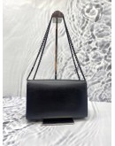 YSL SAINT LAURENT MEDIUM KATE IN BLACK PEBBLED LEATHER CHAIN BAG