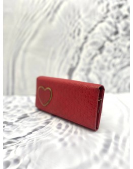 GUCCI MICROGUCCISSIMA CHAIN WALLET RED