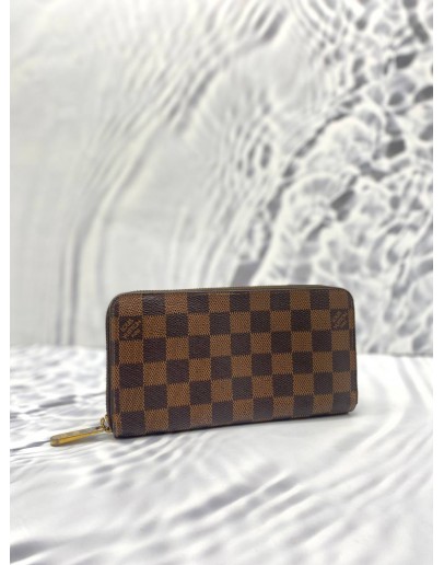 LOUIS VUITTON DAMIER EBENE CANVAS LONG ZIPPY WALLET