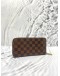 LOUIS VUITTON DAMIER EBENE CANVAS LONG ZIPPY WALLET