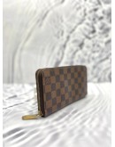 LOUIS VUITTON DAMIER EBENE CANVAS LONG ZIPPY WALLET