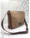 LOUIS VUITTON MM MESSENGER BAG IN BROWN DAMIER EBENE