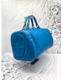 GUCCI SOHO BOSTON BAG IN BLUE