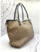 GUCCI JOY WEB TOTE MEDIUM SHOULDER BAG IN GG SUPREME CANVAS