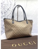 GUCCI JOY WEB TOTE MEDIUM SHOULDER BAG IN GG SUPREME CANVAS