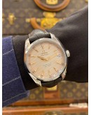 (BRAND NEW) 2022 OMEGA SEAMASTER AQUA TERRA REF 231.13.39.21.02.003 WHITE DIAL 38.5MM AUTOMATIC WATCH -FULL SET-