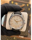 (BRAND NEW) 2022 OMEGA SEAMASTER AQUA TERRA REF 231.13.39.21.02.003 WHITE DIAL 38.5MM AUTOMATIC WATCH -FULL SET-
