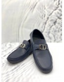 DIOR ODEON LOAFER BLACK GRAINED CALFSKIN SHOES