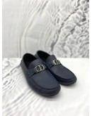 DIOR ODEON LOAFER BLACK GRAINED CALFSKIN SHOES