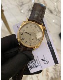 (LIKE NEW) 2023 VACHERON CONSTANTIN HISTORIQUES AMERICAN 18K 750 YELLOW GOLD REF 82035 40MM MANUAL WINDING WATCH