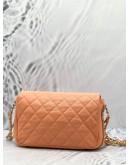 (LIKE NEW) MICROCHIP CHANEL QUILTED CAVIAR CC FLAP BAG 