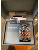 2022 TAG HEUER AQUARACER PEPSI REF WAY201F BLACK DIAL 43MM AUTOMATIC WATCH -FULL SET-