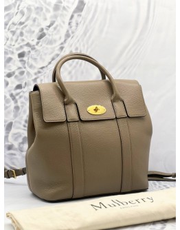 (LIKE NEW) MULBERRY BAYSWATER BACKPACK IN GRAIN LEATHER 