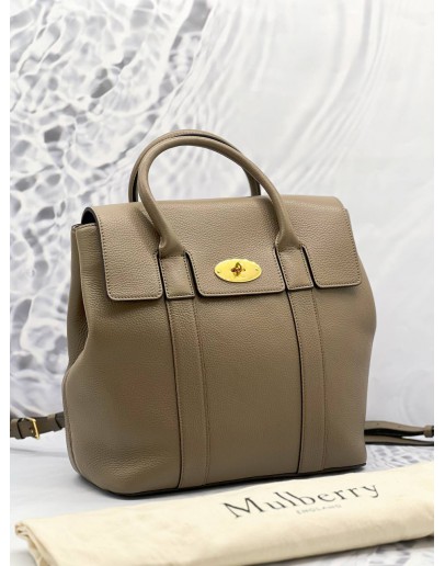 (LIKE NEW) MULBERRY BAYSWATER BACKPACK IN GRAIN LEATHER 