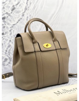 (LIKE NEW) MULBERRY BAYSWATER BACKPACK IN GRAIN LEATHER 