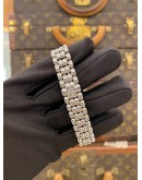 (LIKE NEW) 2017 CHOPARD HAPPY SPORT DIAMOND BEZEL DIAMOND BEZEL REF 27/8294-23 26MM QUARTZ WATCH