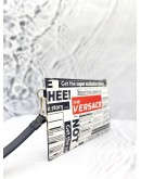(BRAND NEW) VERSACE NEWSPAPER PRINT CLUTCH