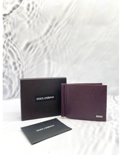 (BRAND NEW) DOLCE&GABBANA DARK BROWN LEATHER WALLET