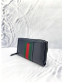 (LIKE NEW) GUCCI BLACK SHERRY LINE LONG WALLET 