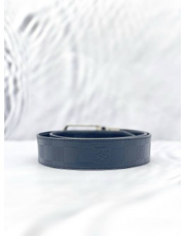 LOUIS VUITTON DAMIER INFINI CALFSKIN LEATHER REVERSIBLE BELT SIZE 85/34 
