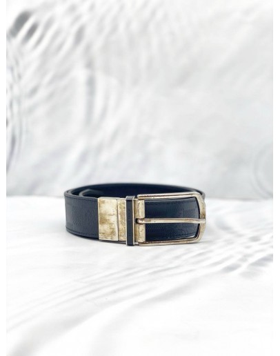LOUIS VUITTON DAMIER INFINI CALFSKIN LEATHER REVERSIBLE BELT SIZE 85/34 