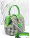 (LIKE NEW) KATE SPADE GREEN MULTI REMEDY GINGHAM SMALL TOP HANDLE BAG 